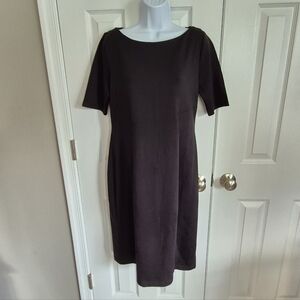 Banana Republic Black Midi Shift Dress